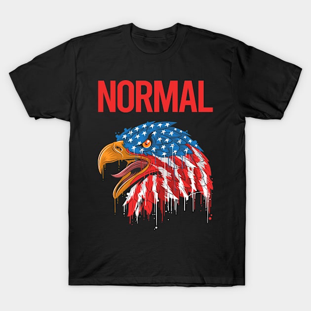 USA Eagle Normal T-Shirt by flaskoverhand